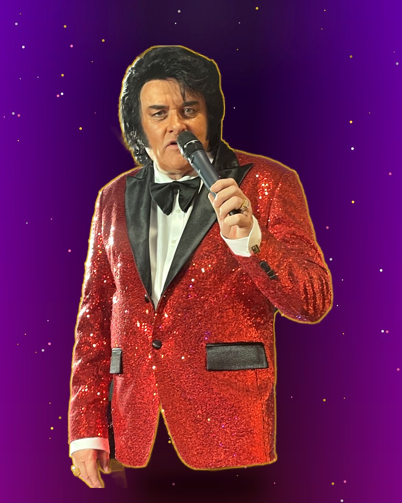 Trevor Needham performing as Engelbert Humperdinck in the Legends Live Variety Show