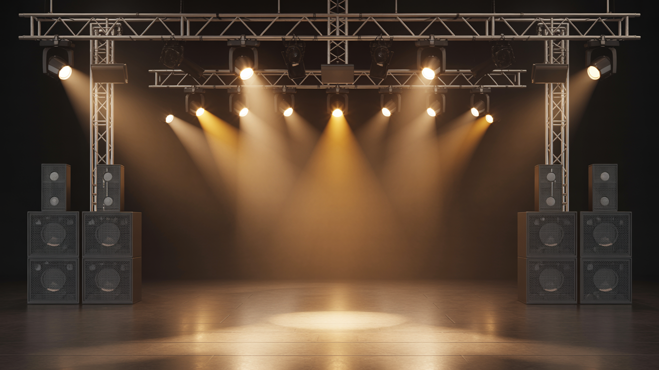 Tribute show venue entertainment setup